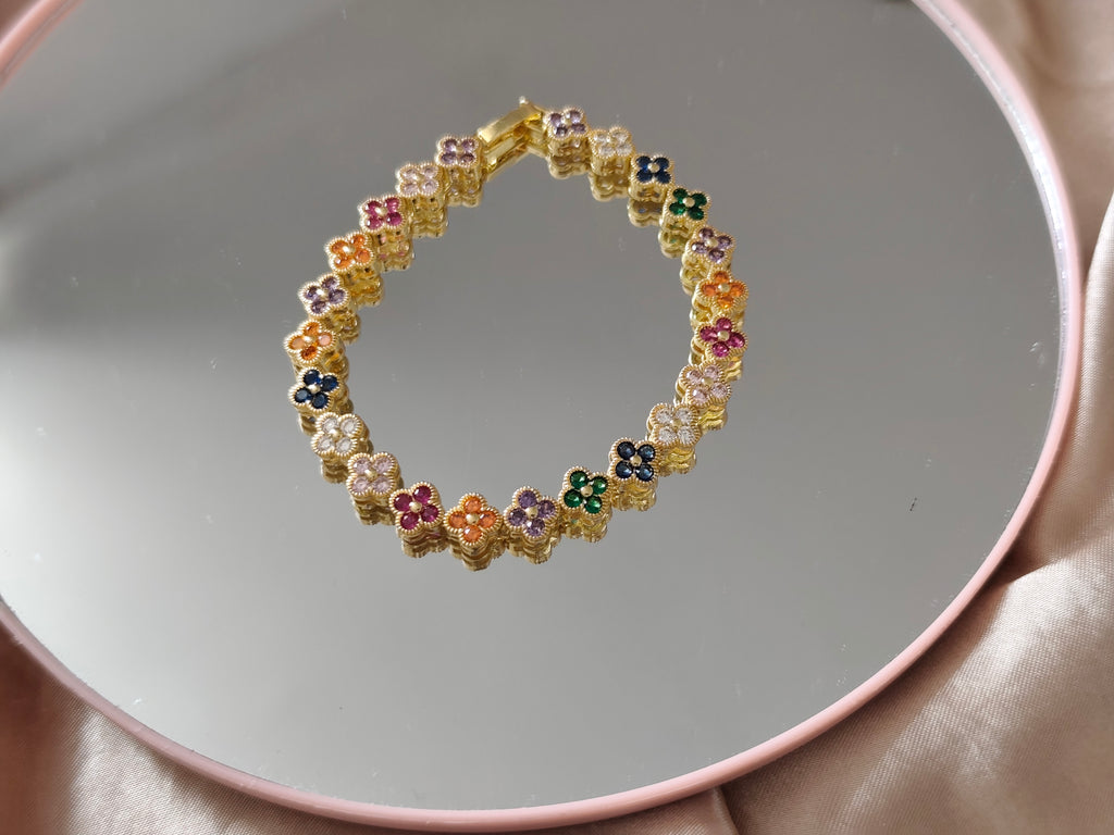 Bracelet "Jardin fleuri"