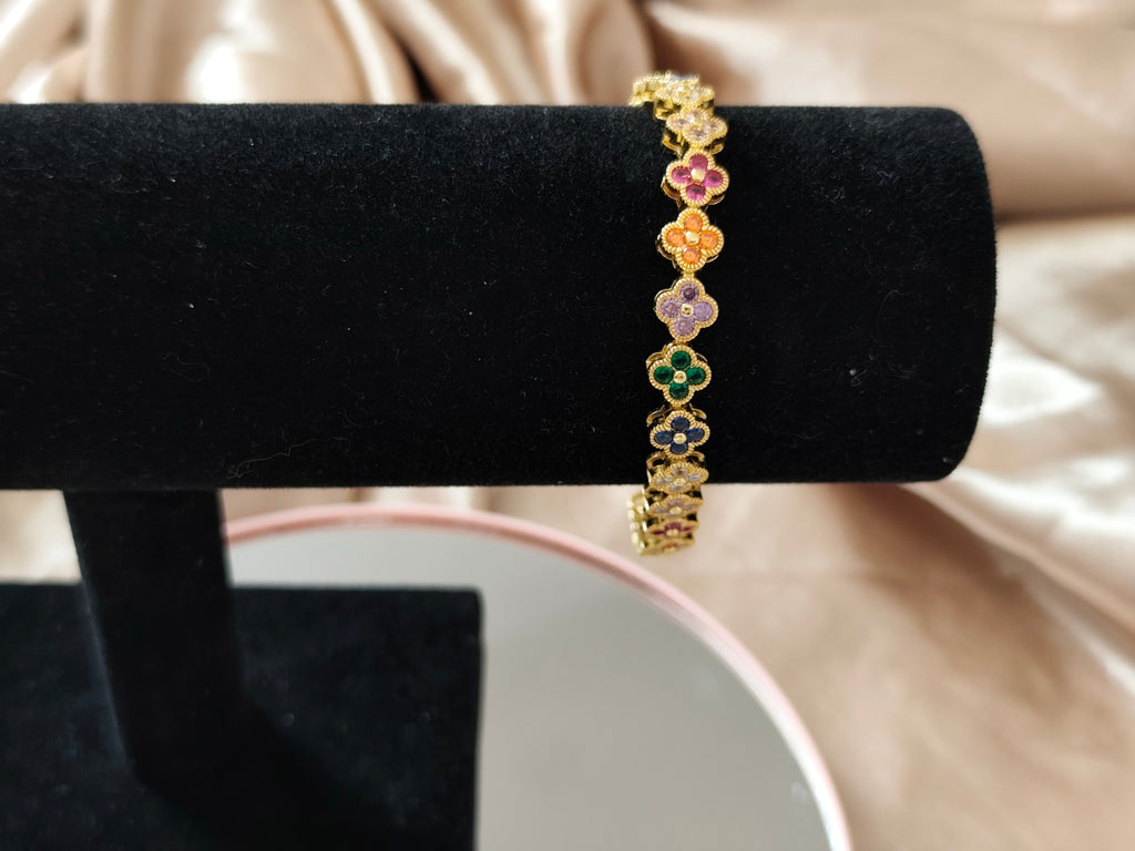 Bracelet "Jardin fleuri"